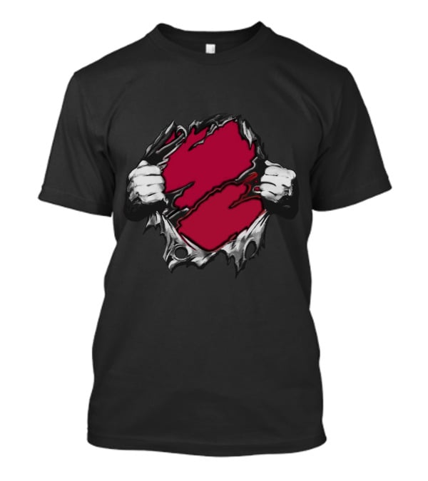 Alabama North Carolina Crimson Rip T-Shirt