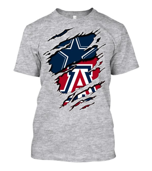 Cowboys Arizona Star Torn Claw T-Shirt
