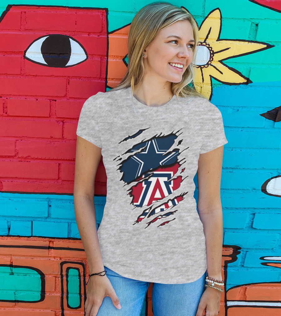 Cowboys Arizona Star Torn Claw T-Shirt