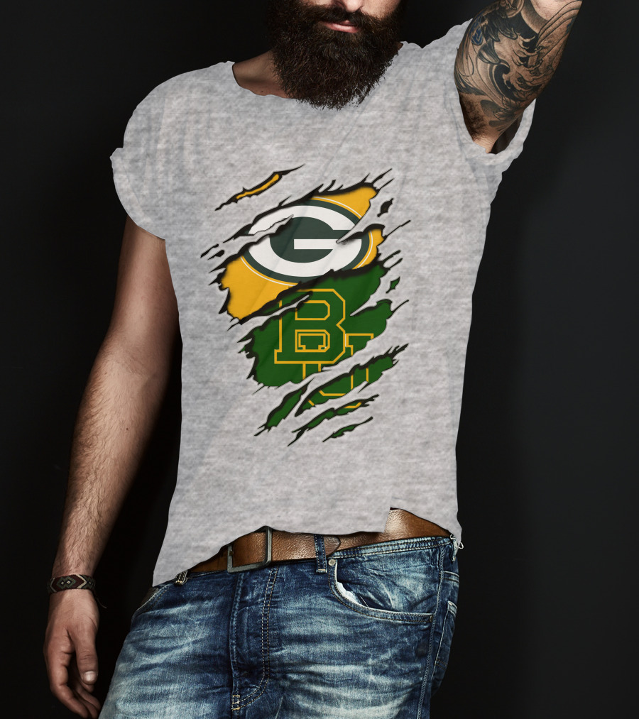 Green Bay Packers Baylor Bears T-Shirt