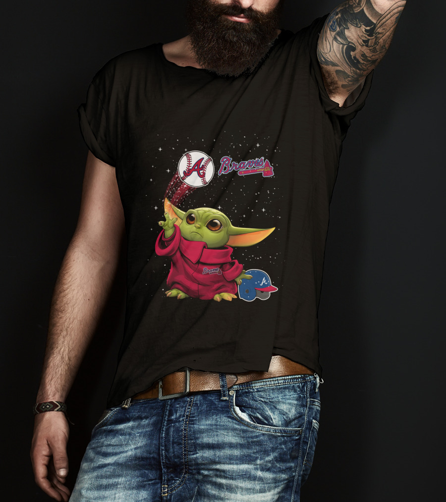 Atlanta Braves Baby Alien Baseball Magic T-Shirt