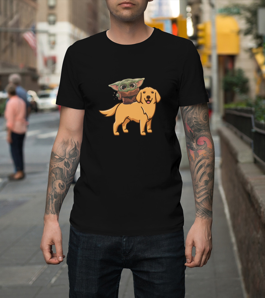 Grogu Golden Retriever T-Shirt
