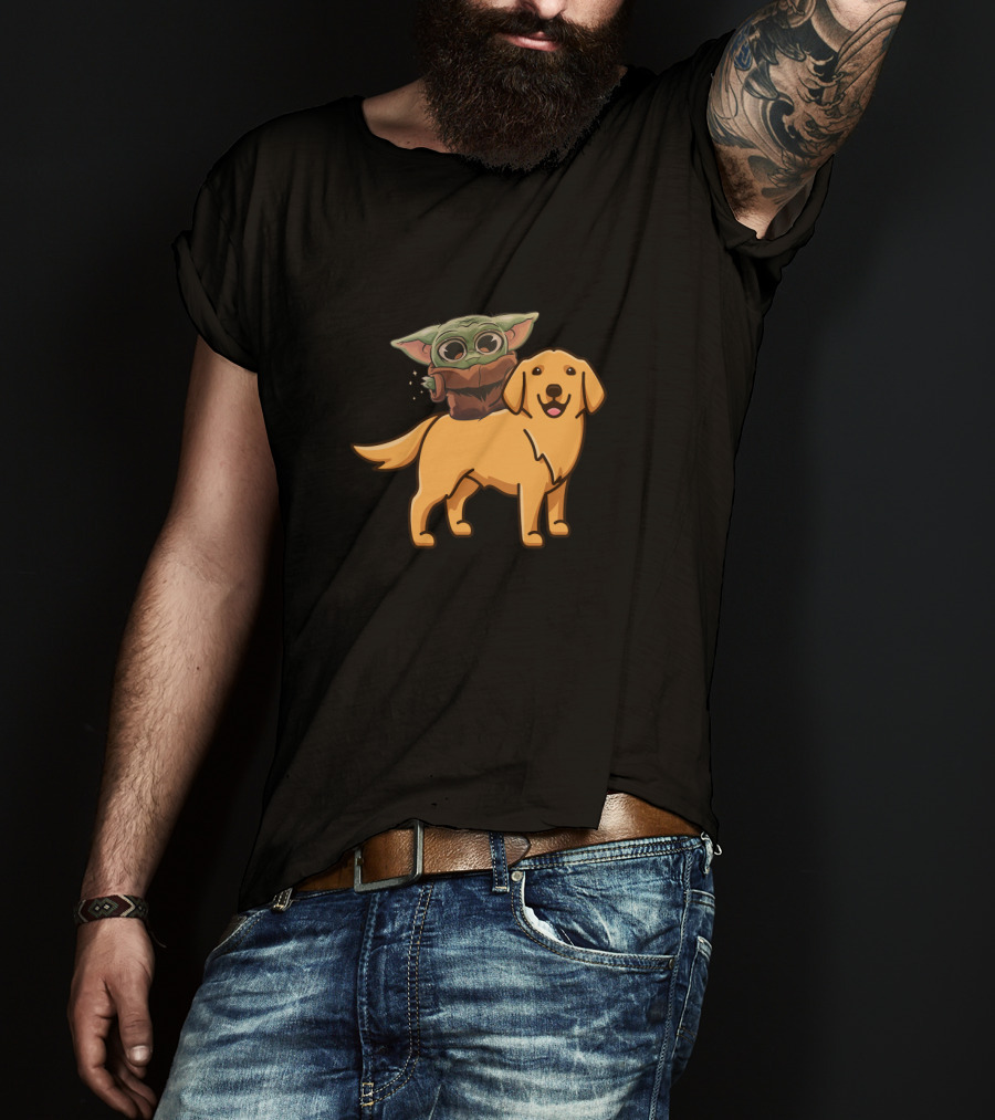 Grogu Golden Retriever T-Shirt