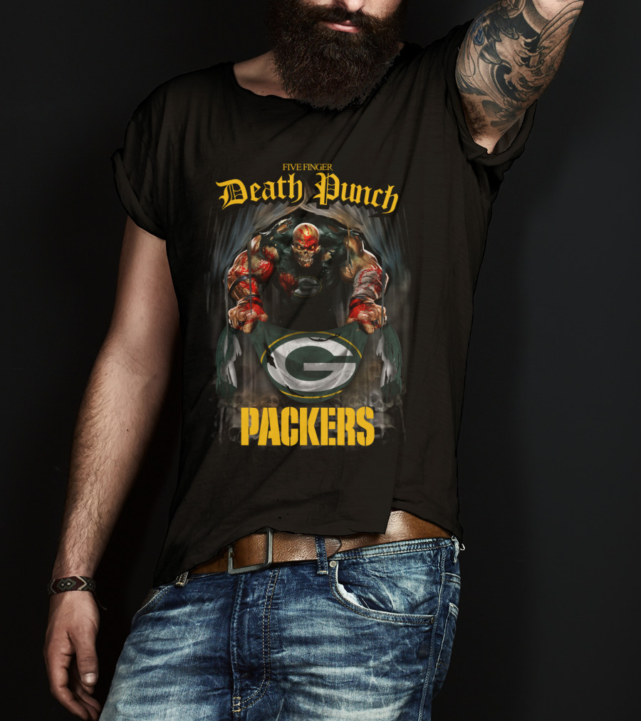 Five Finger Death Punch Green Bay Packers T-Shirt