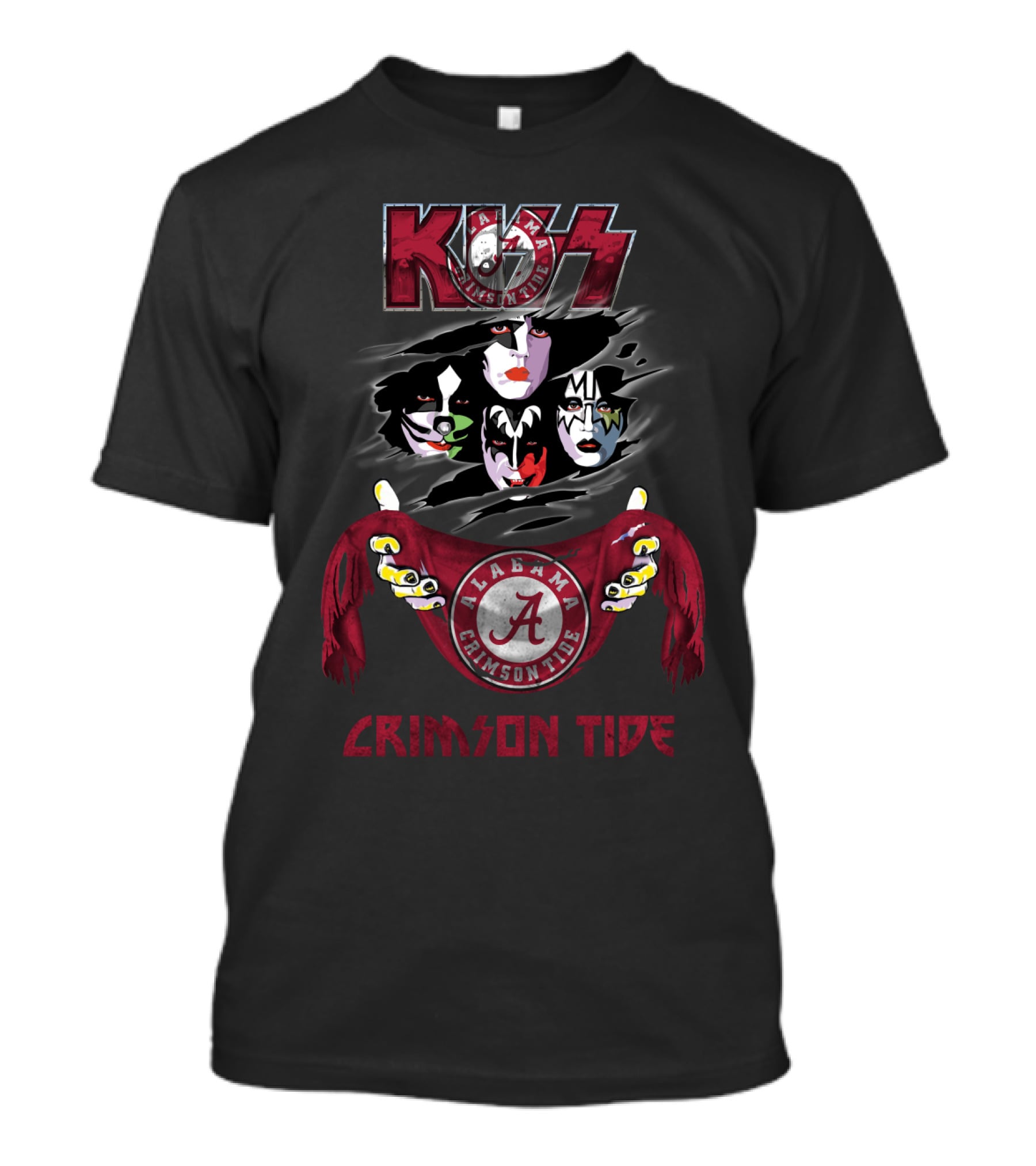 KISS Alabama Crimson Tide Ncaa T-Shirt