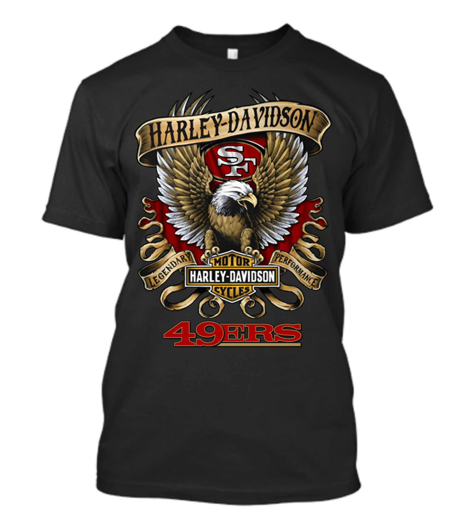 Harley Davidson San Francisco 49ers Legendary Performance T-Shirt