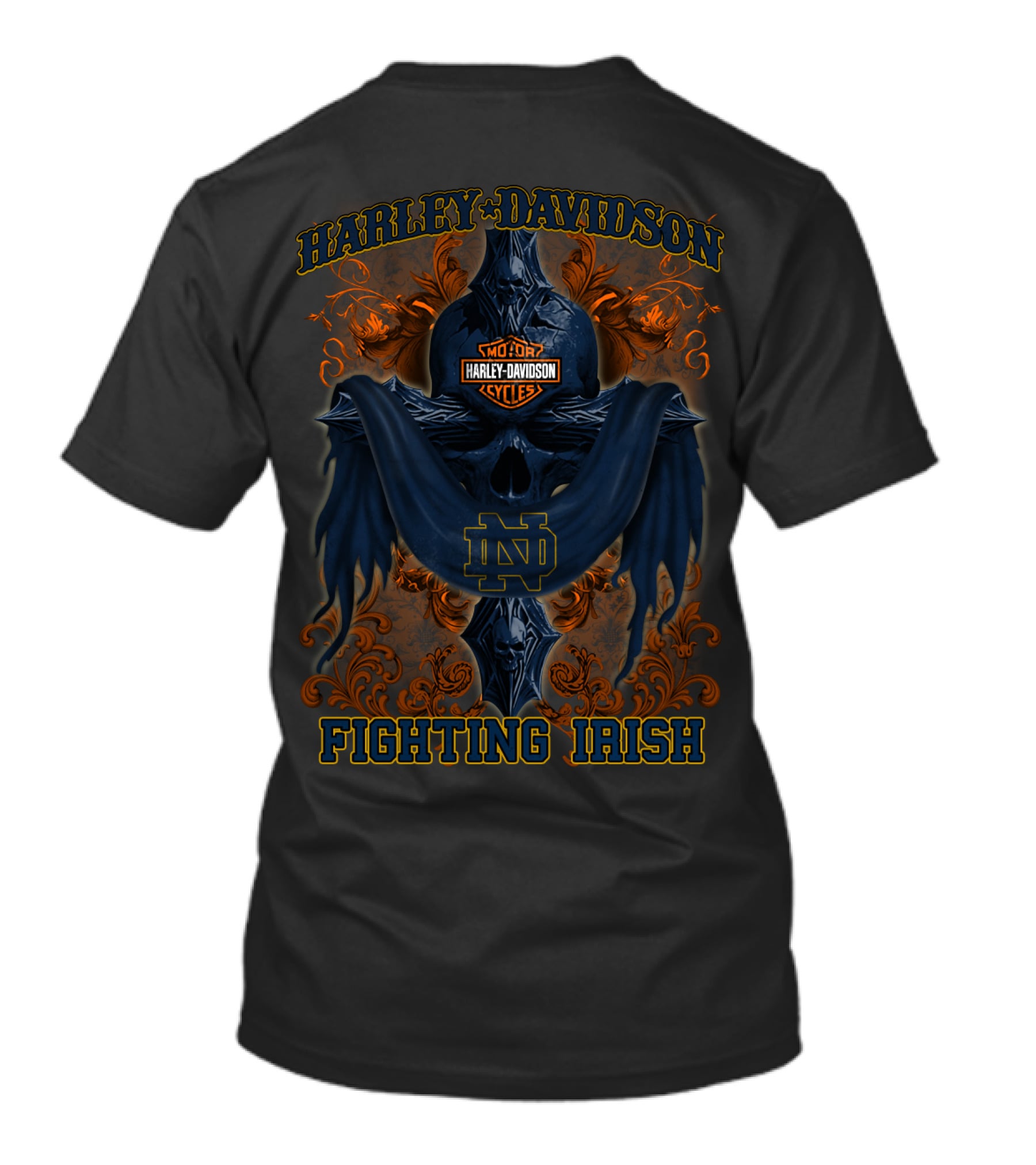 Harley Davidson Notre Dame Fighting Irish Motorcycles Nd 84 T-Shirt