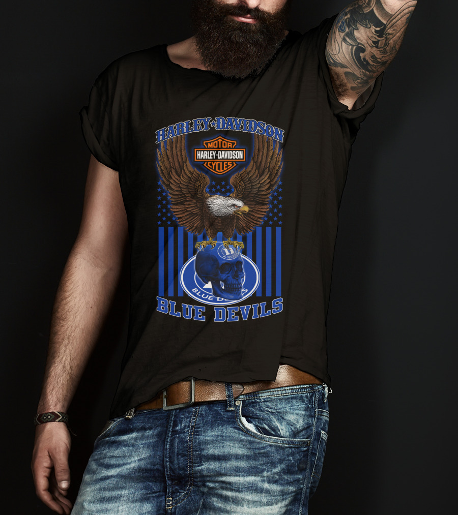 Harley Davidson Motorcycles Blue Devils Hd 04.21 T-Shirt