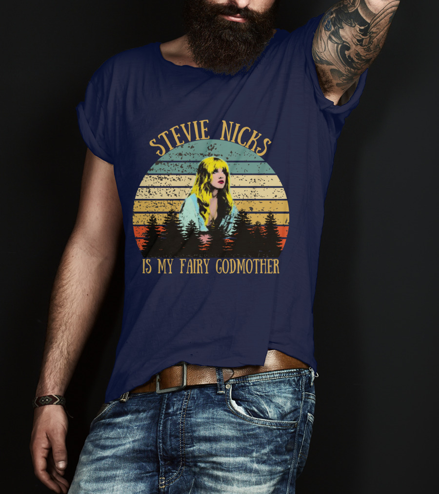 Stevie Nicks Is My Fairy Godmother Vintage Love T-Shirt