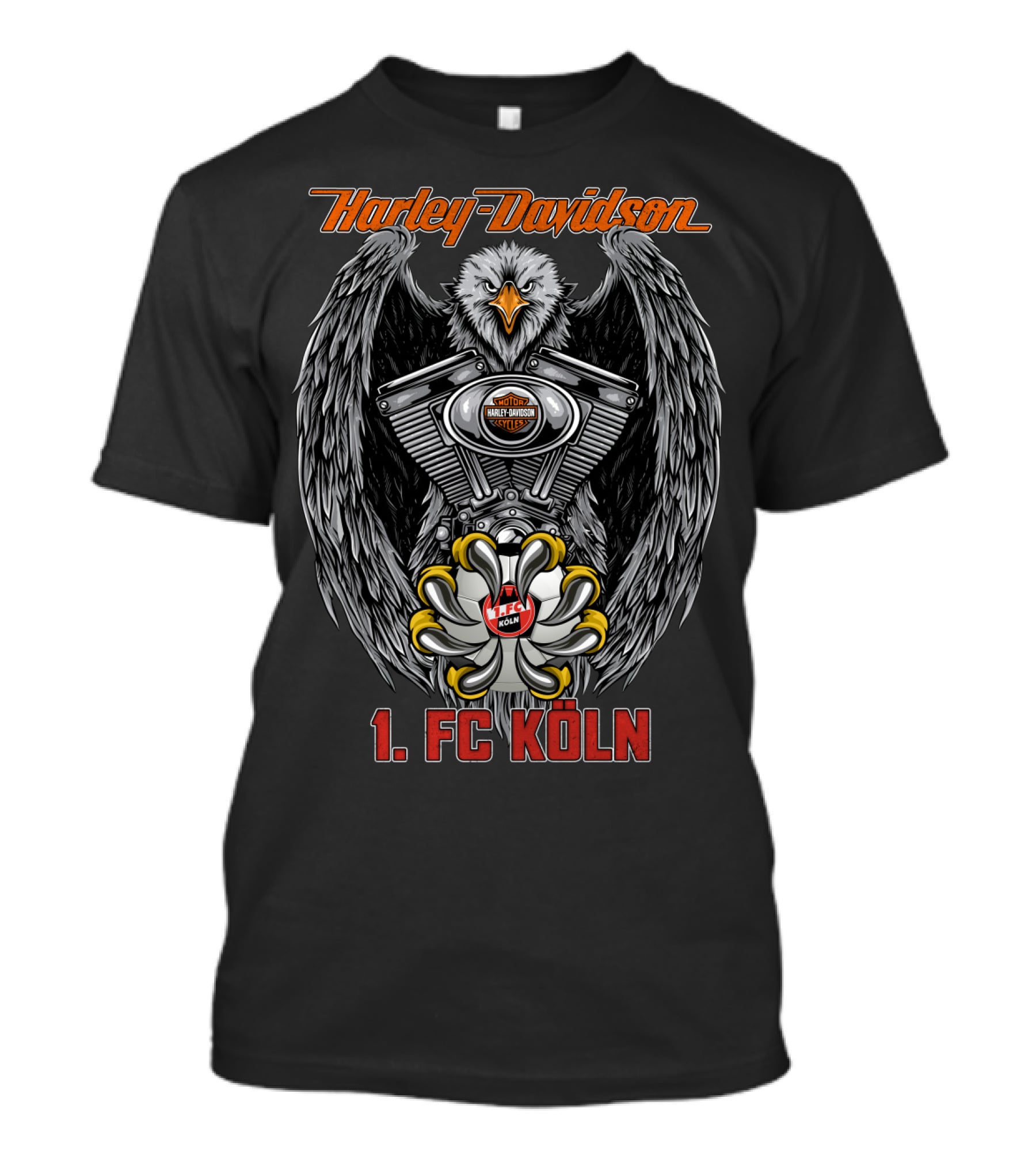 Harley Davidson Eagle Engine 1. Fc Köln T-Shirt