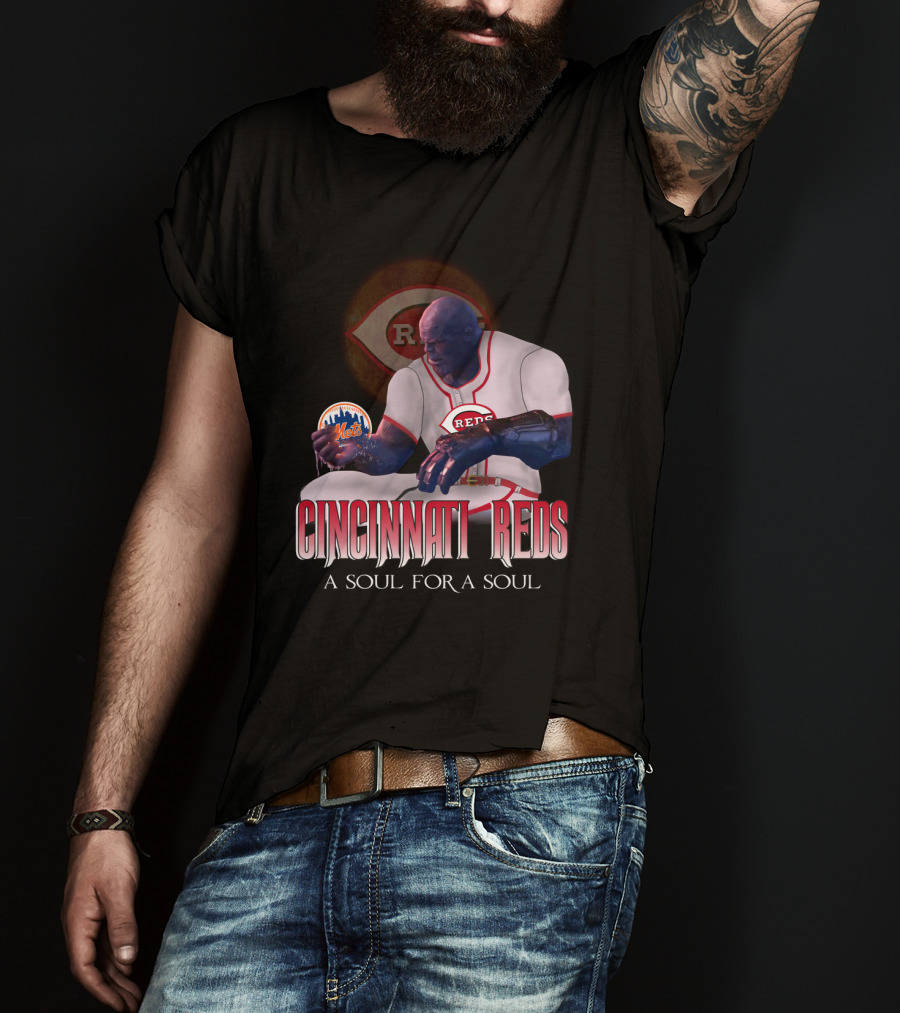 Cincinnati Reds A Soul For A Soul Mets T-Shirt