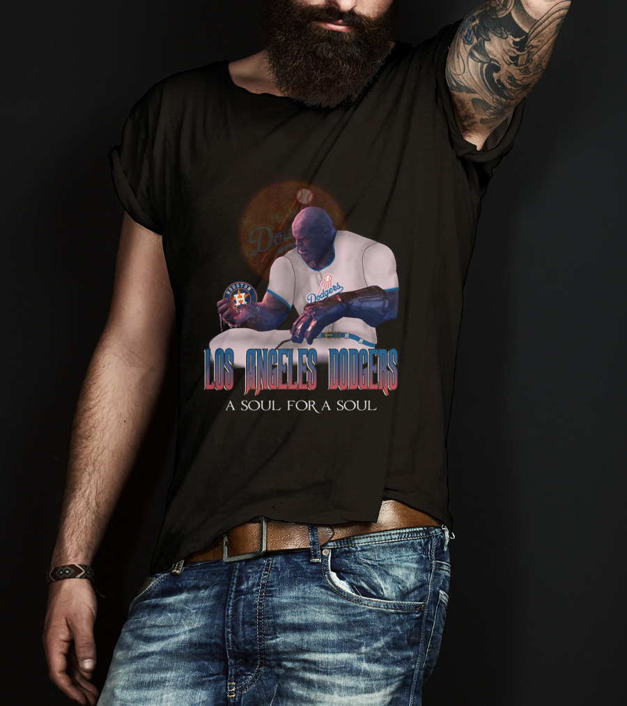 Los Angeles Dodgers A Soul For A Soul Dodgers Astros T-Shirt