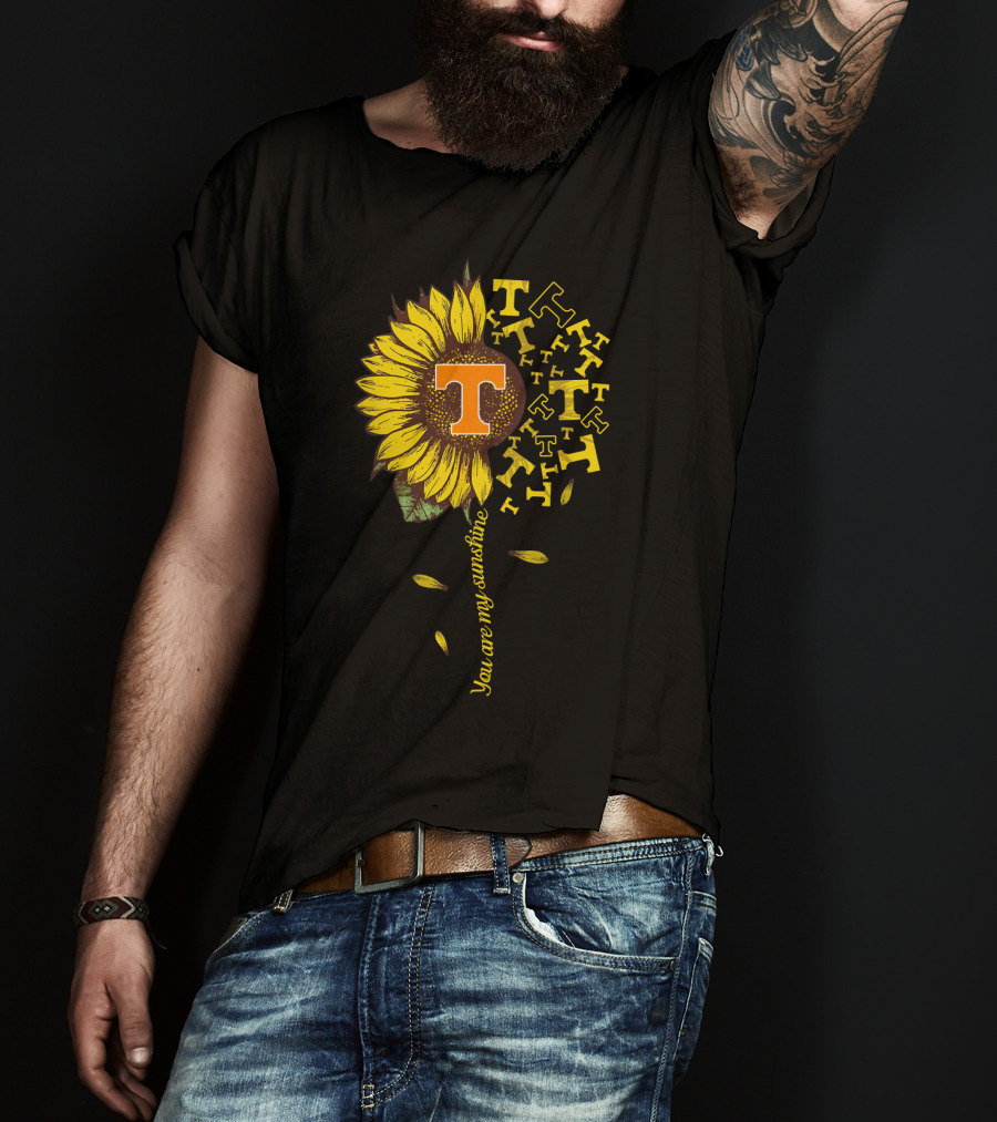 Tennessee Volunteers You Are My Sunshine Sunflower T-Shirt