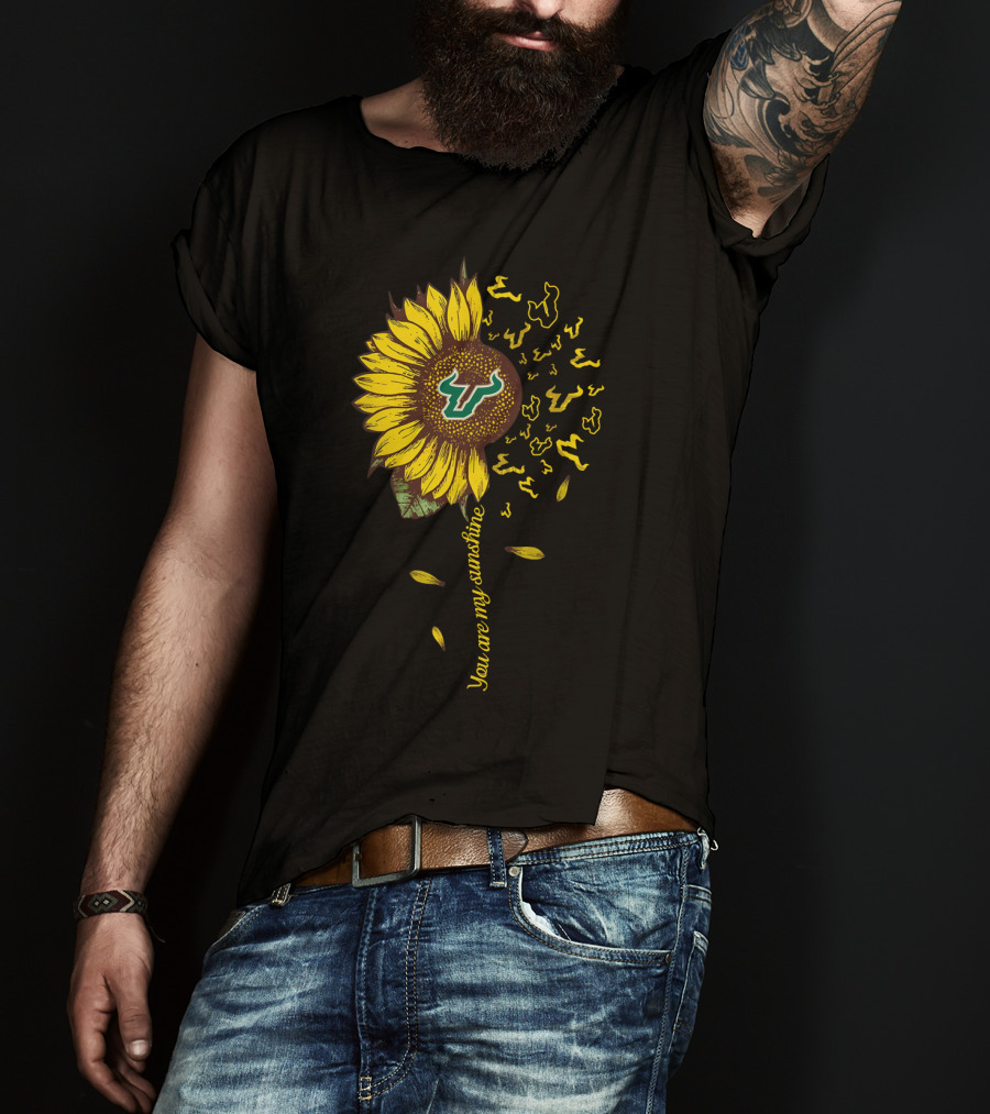 Sunflower You Are My Sunshine Bulls T-Shirt
