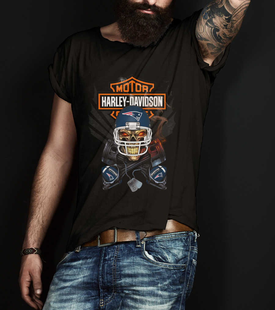 Harley Davidson Motor 106 Nfl Nep T-Shirt