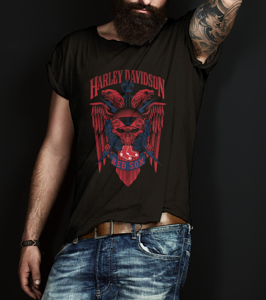 Harley Davidson 131 Red Sox T-Shirt