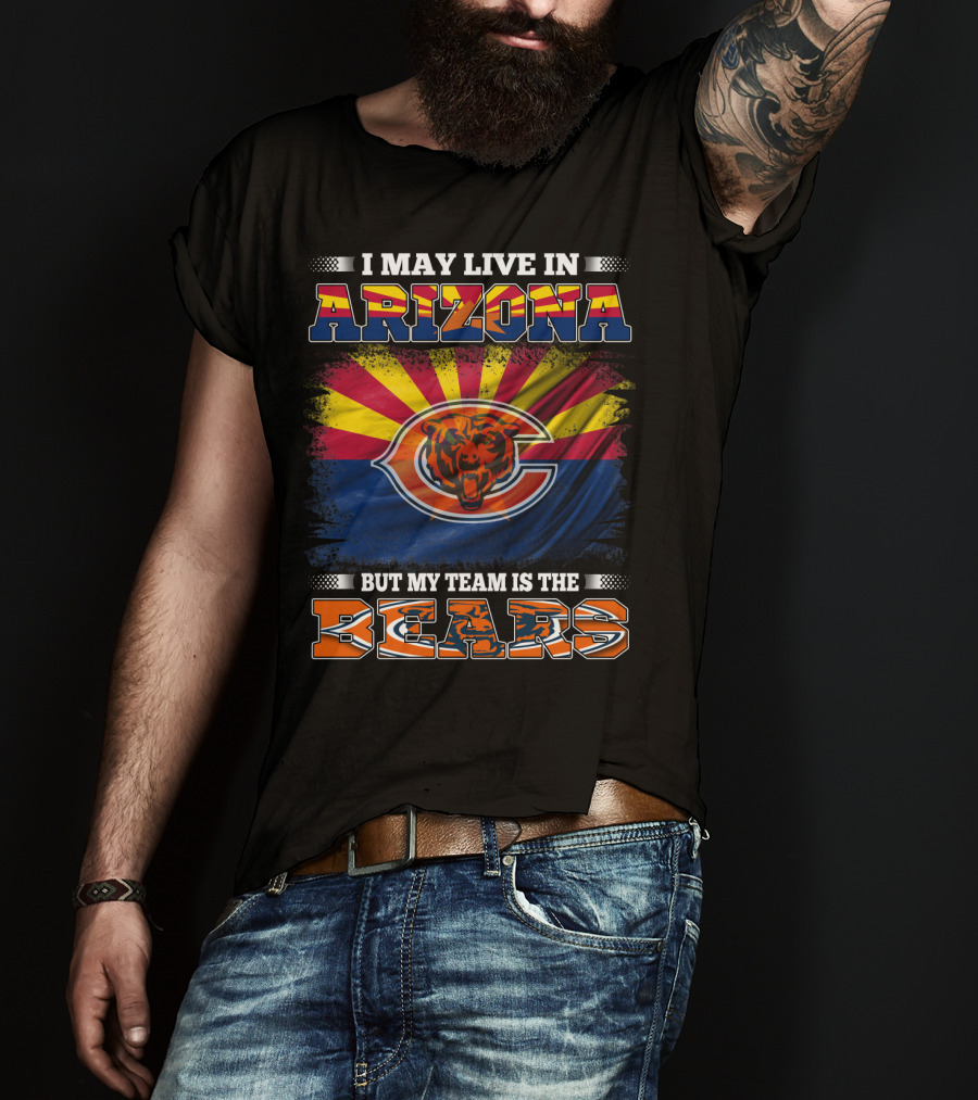 Arizona Pride With Chicago Bears Team Loyalty T-Shirt
