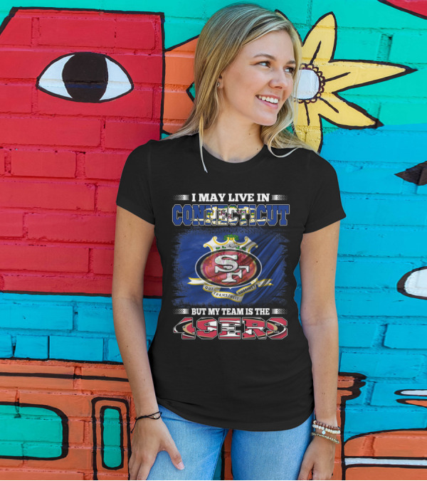 Connecticut Pride San Francisco 49ers Fan T-Shirt