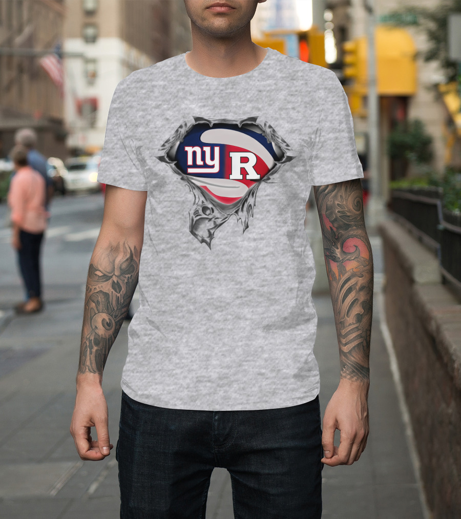 New York Giants Scarlet Knights Crossover T-Shirt