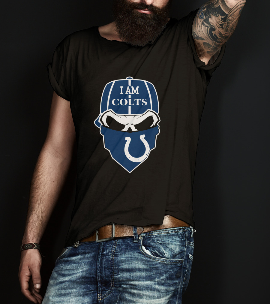 I Am Colts Skull Facemask Indianapolis Colts T-Shirt