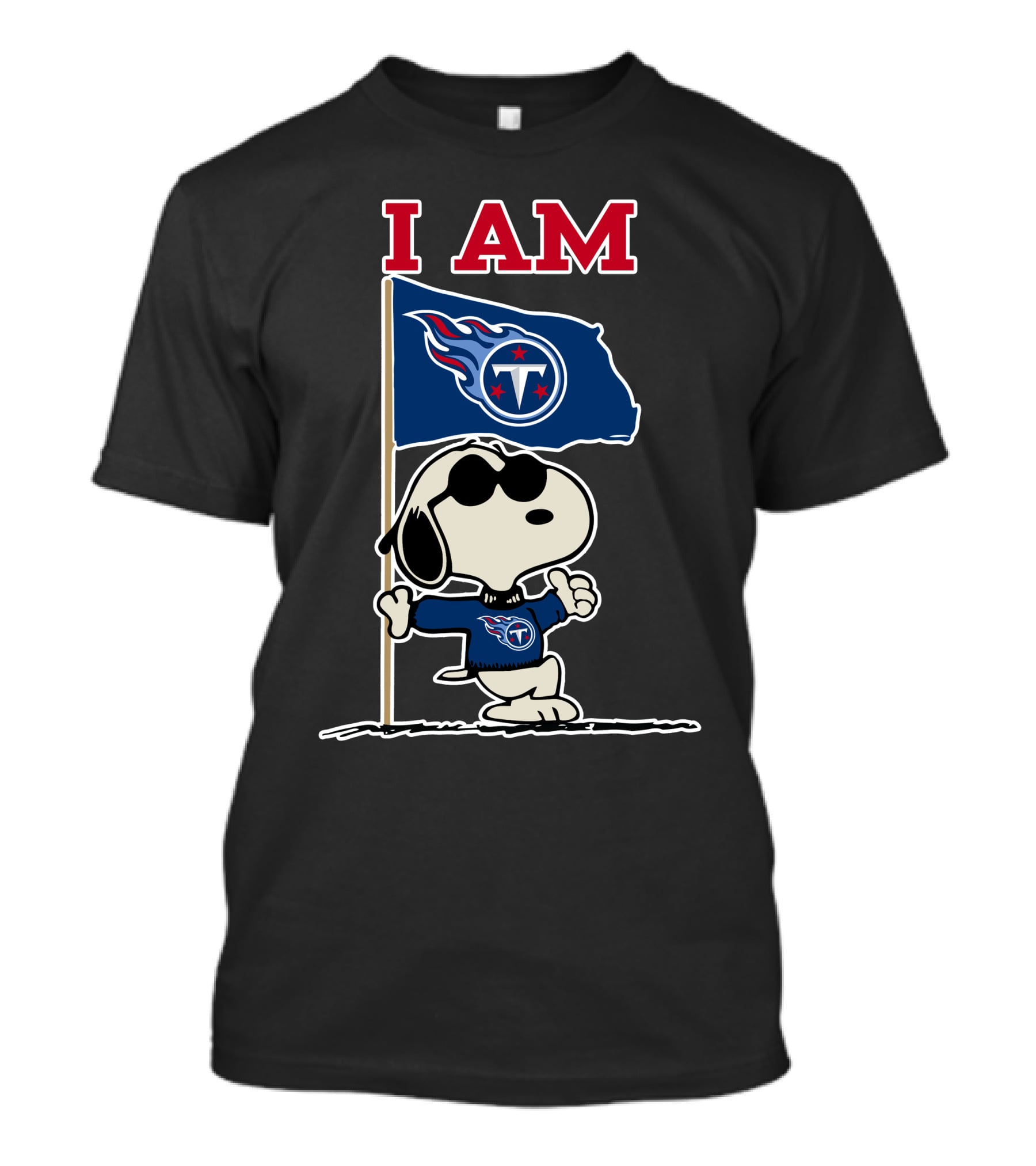 I Am Tennessee Titans Snoopy T-Shirt