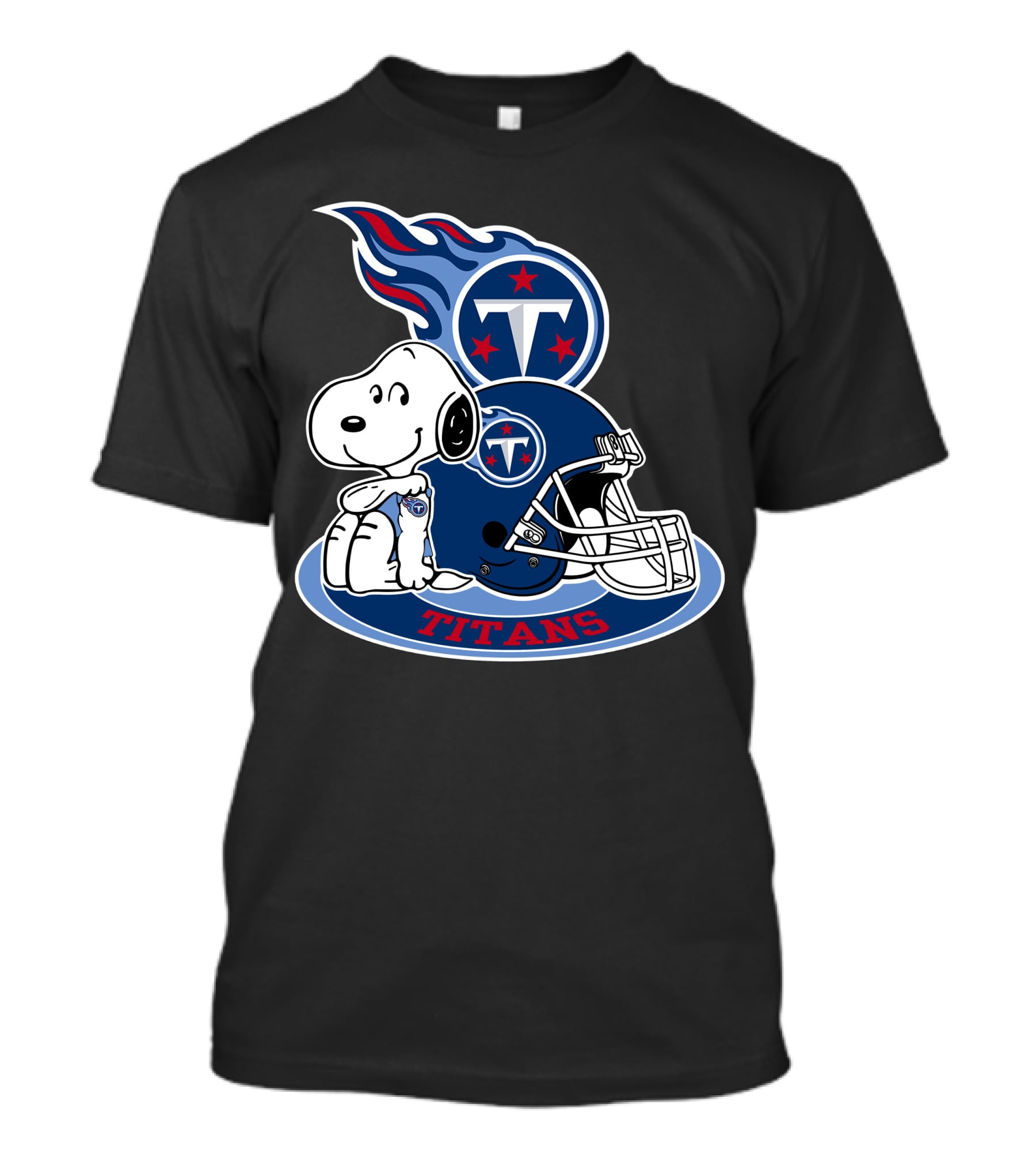 Tennessee Titans Snoopy Football Mascot T-Shirt