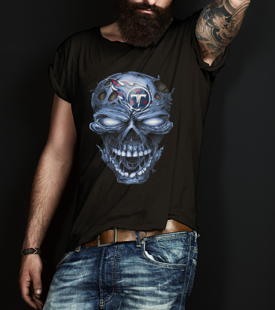 Tennessee Titans Skull T-Shirt
