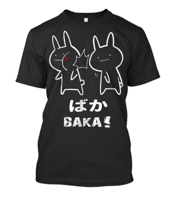 Baka Japanese Anime Rabbit Slap Manga Duo T-Shirt