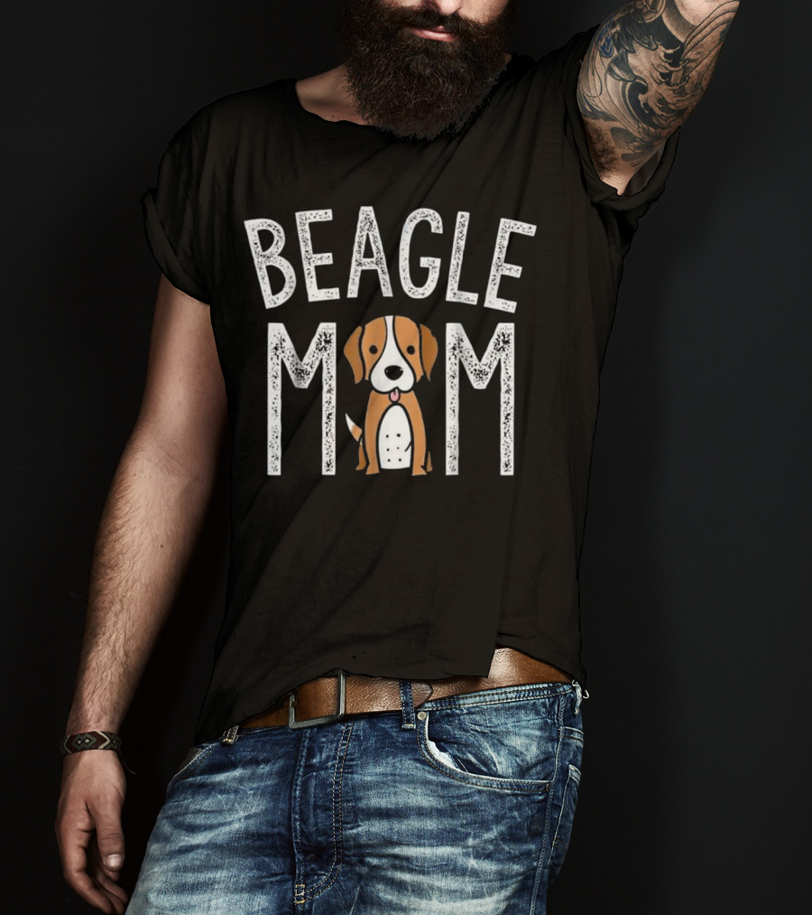 Beagle Mom Beagle Lover Funny Dog T-Shirt