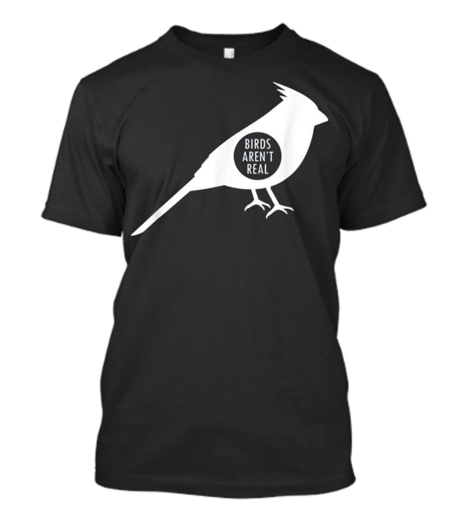 Birds Aren't Real White Bird T-Shirt