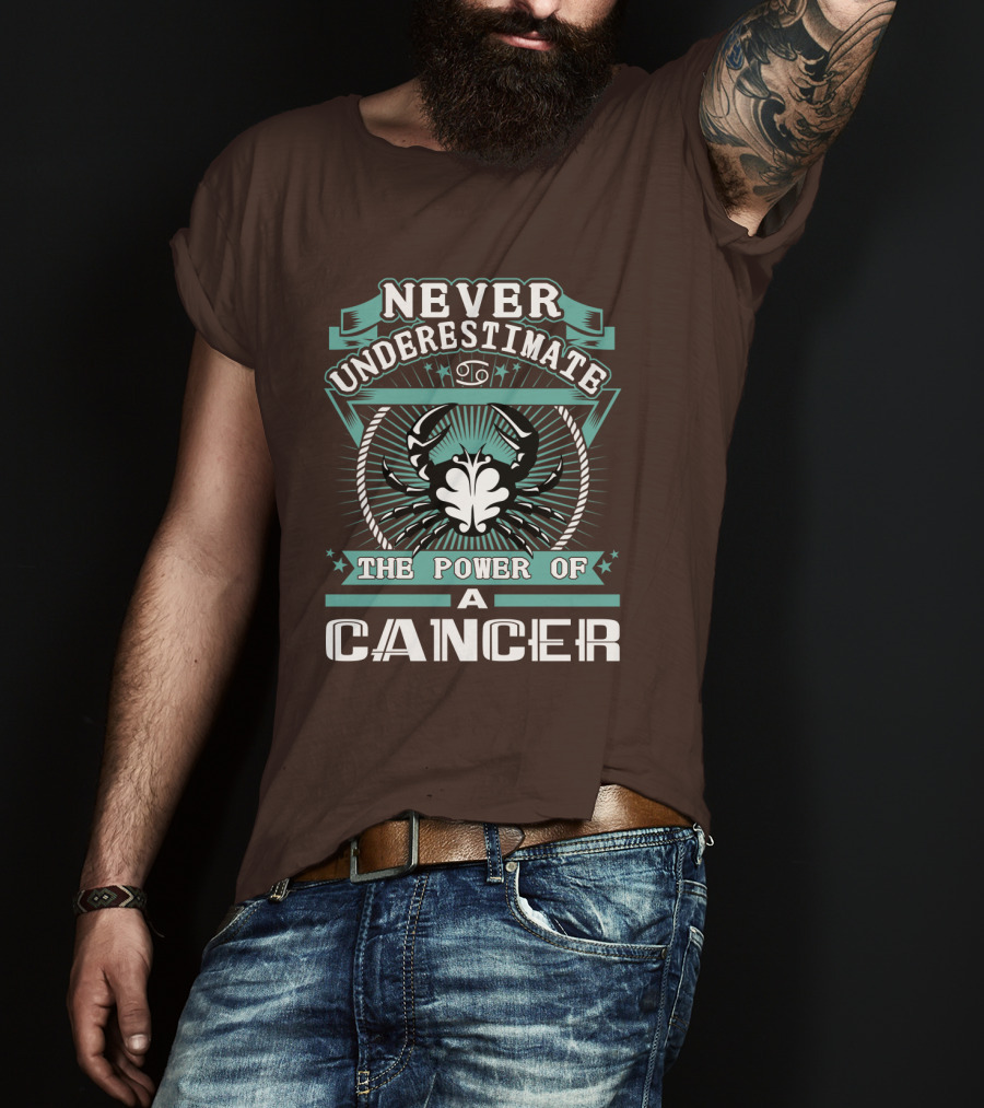 Never Underestimate The Power Of A Cancer T-Shirt
