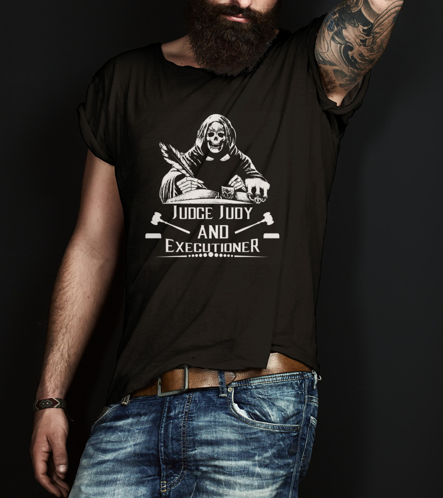 Judge Judy And Executioner Grim Reaper T-Shirt