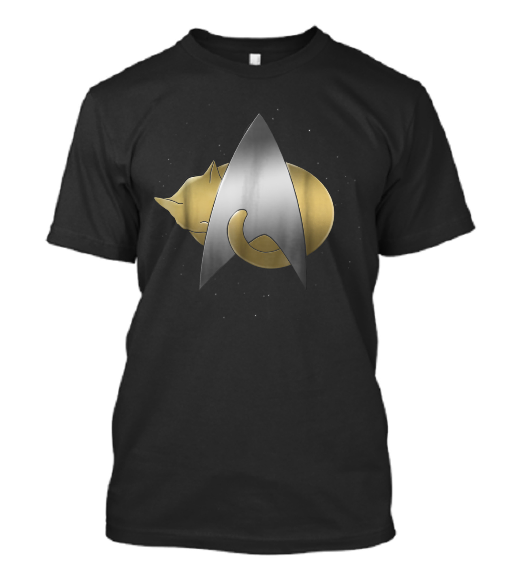 Star Trek Kitty Cat Chevron T-Shirt