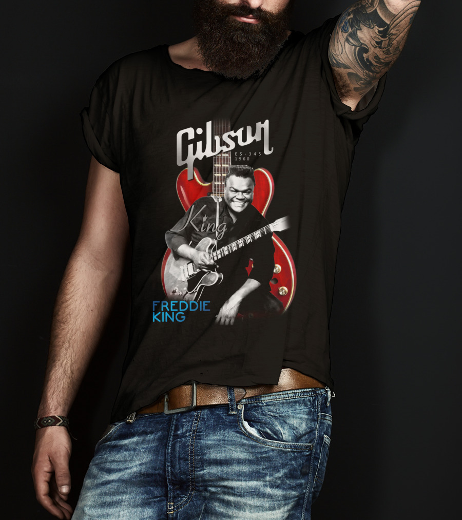 Gibson ES-345 1960 Freddie King Guitar T-Shirt
