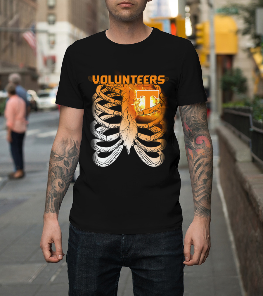 Volunteers Tennessee T Logo Ribcage T-Shirt