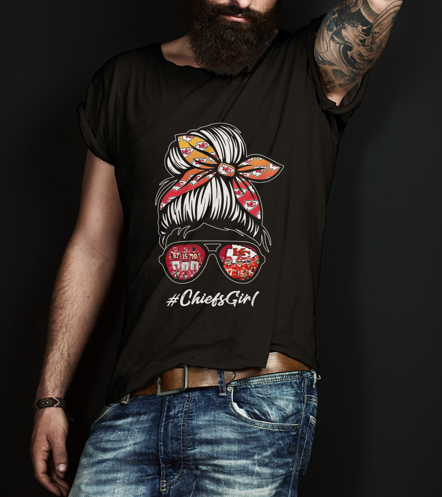 Kansas City Chiefs Football Lover #ChiefsGirl T-Shirt