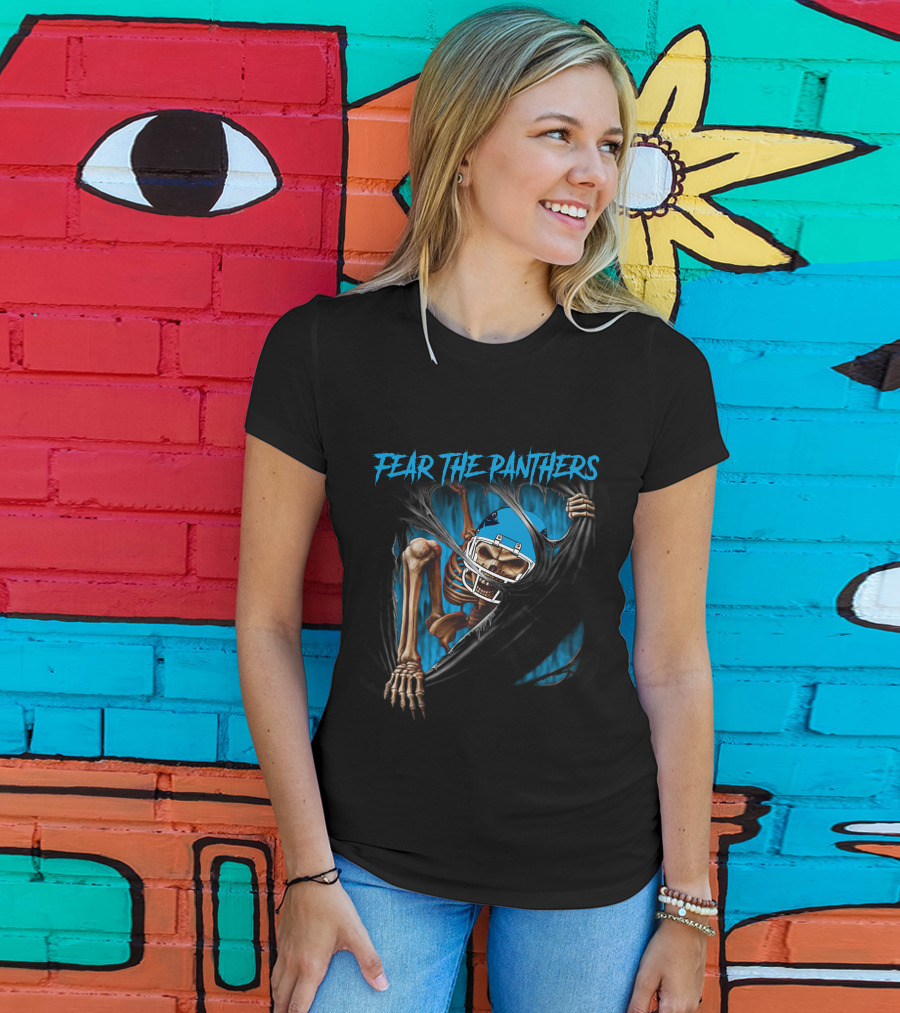 Carolina Panthers Fear The Panthers 515NFL L1MTH T-Shirt