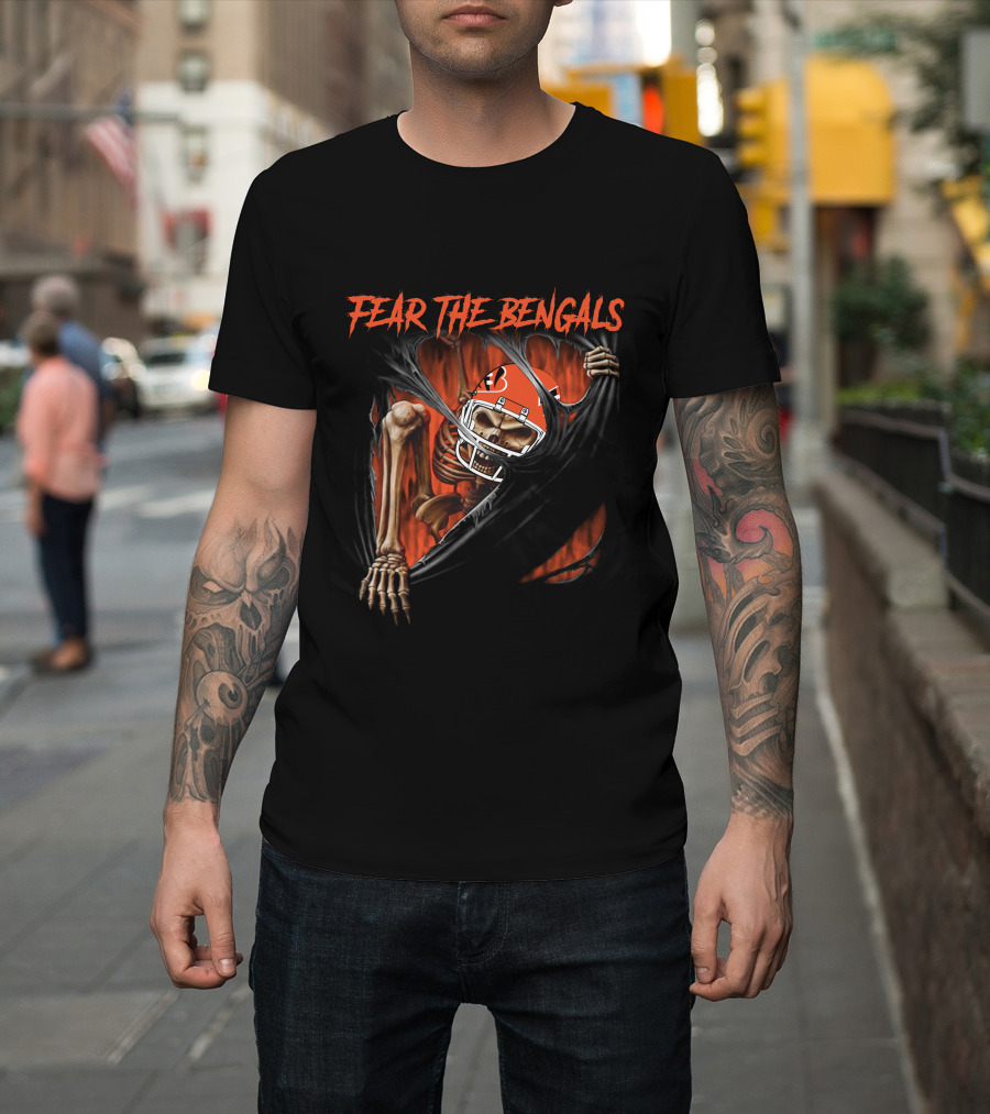 Fear The Bengals Cincinnati Bengals 515NFL L1MTH T-Shirt