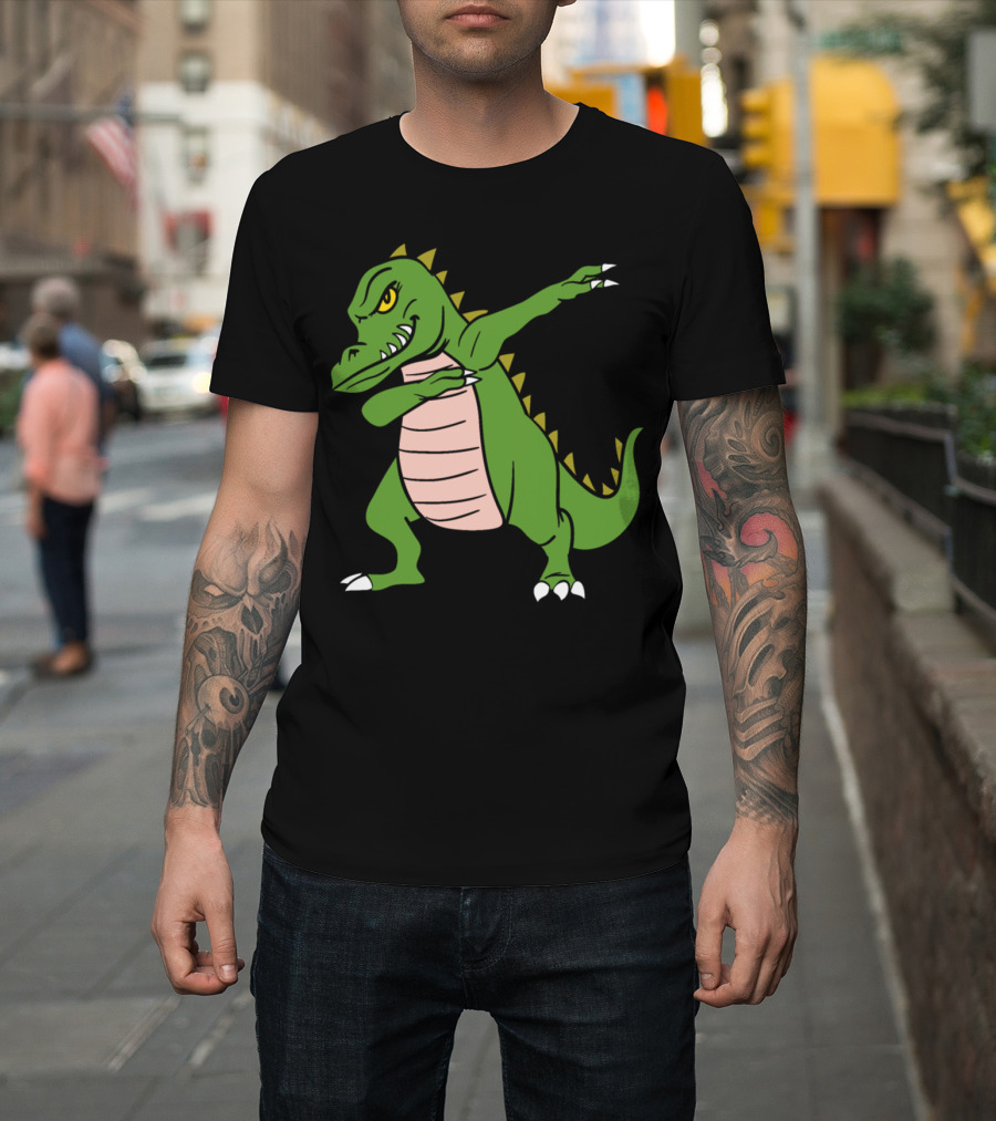 Dabbing Dinosaur Dab Dance Pose T-Shirt
