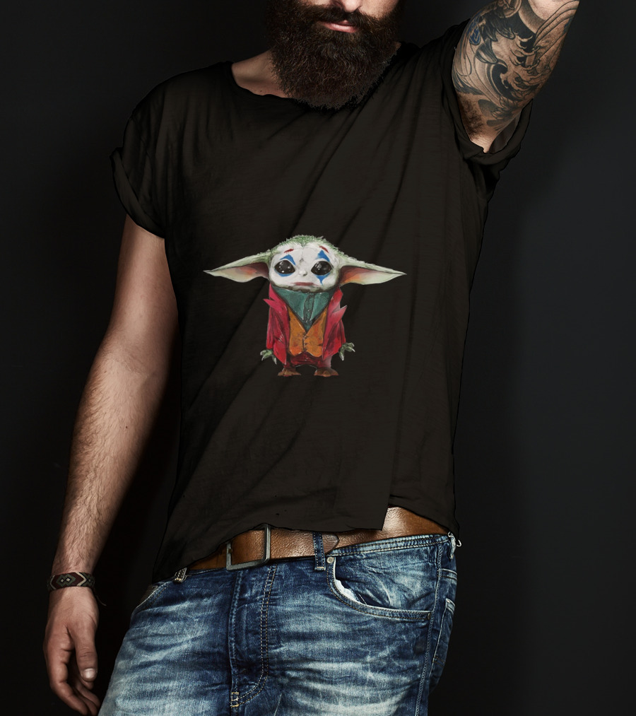 Yoda Joker Clown Crossover T-Shirt