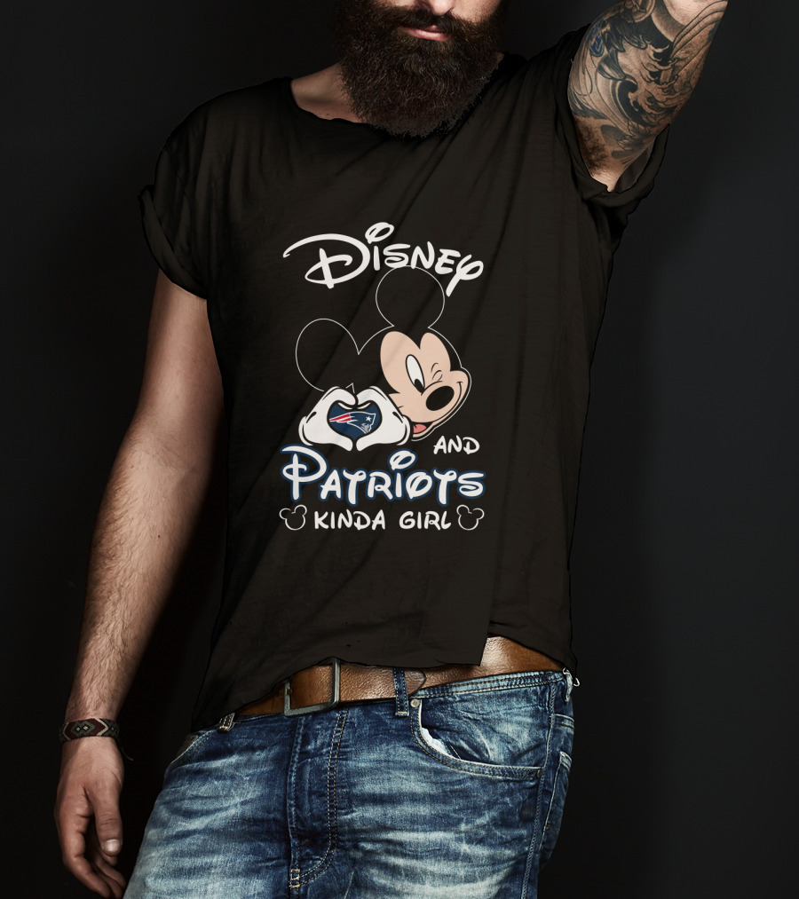 Disney And Patriots Kinda Girl T-Shirt
