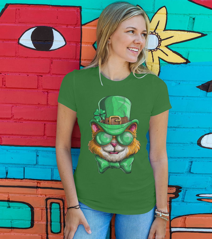 Lepurrchaun Cat St. Patrick's Day Paddy Leprechaun T-Shirt