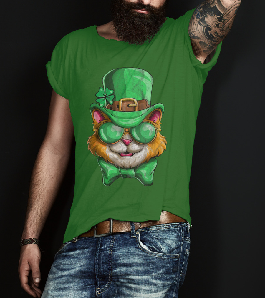Lepurrchaun Cat St. Patrick's Day Paddy Leprechaun T-Shirt