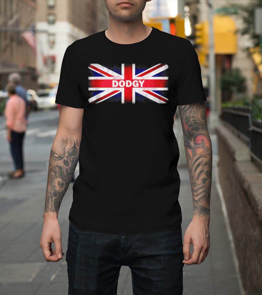 Dodgy Union Jack British Flag Humor Dubious T-Shirt