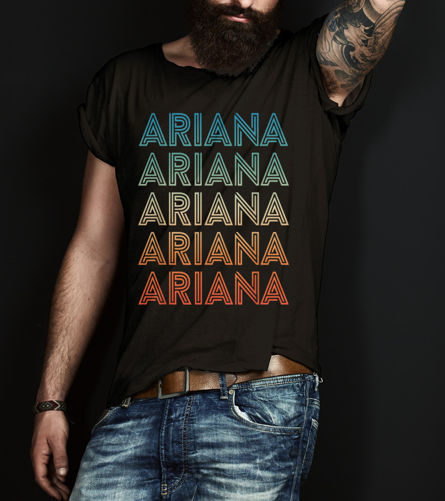 Ariana Multi-Color Gradient T-Shirt