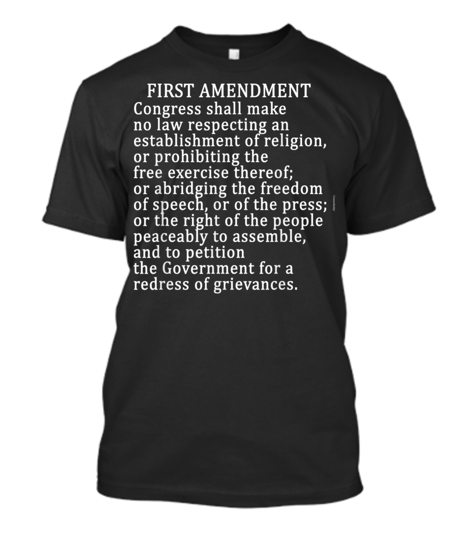 First Amendment Congress Freedom Of Speech And Press Rights T-Shirt