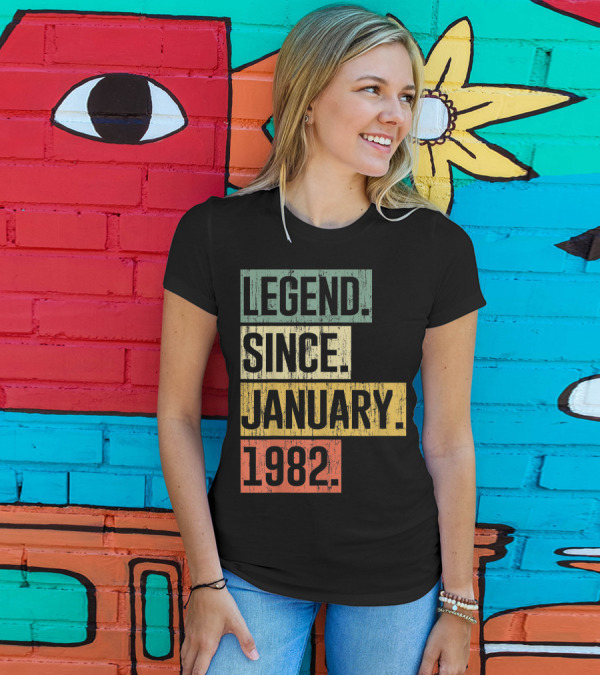 Legend Since January 1982 T-Shirt