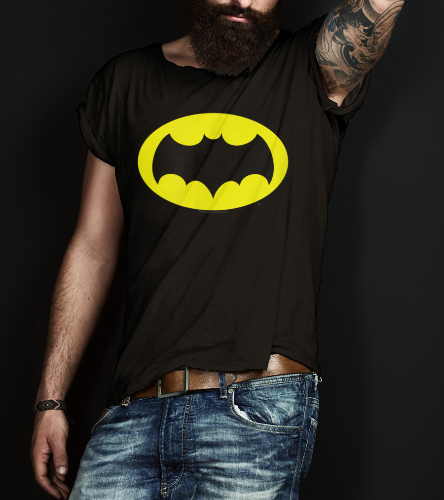Batman Classic TV Series Logo Icon Chest T-Shirt