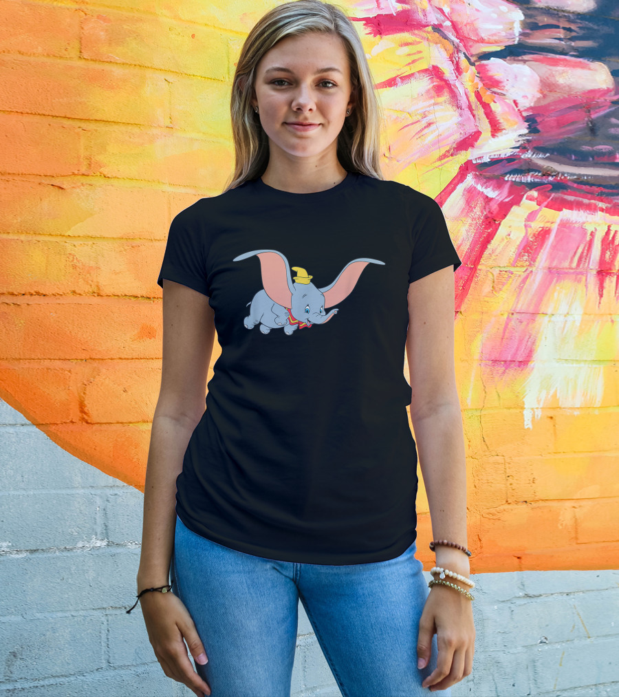 Dumbo Disney Classic Flying Elephant Animation T-Shirt
