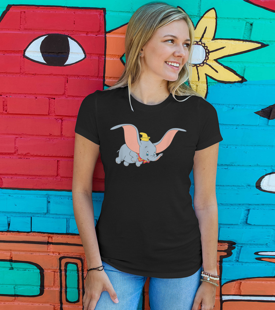 Dumbo Disney Classic Flying Elephant Animation T-Shirt